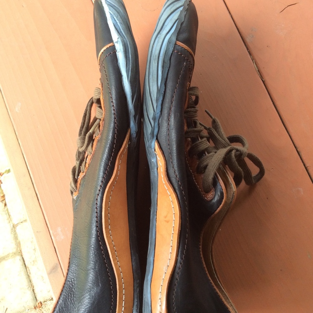 Ryan /Rowe sneakers, lace up black/brown. Sz 12 - Picture 6 of 7